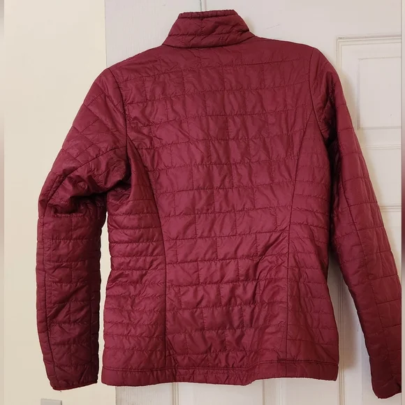 Patagonia Women's Nano Puff Lightweight Outdoor Puffer Jacket Burgundy Wine Sml - Picture 3 of 9